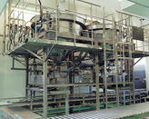 Rinsed rice machine fine